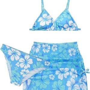 New 3 Piece Hawaiian Bikini Set